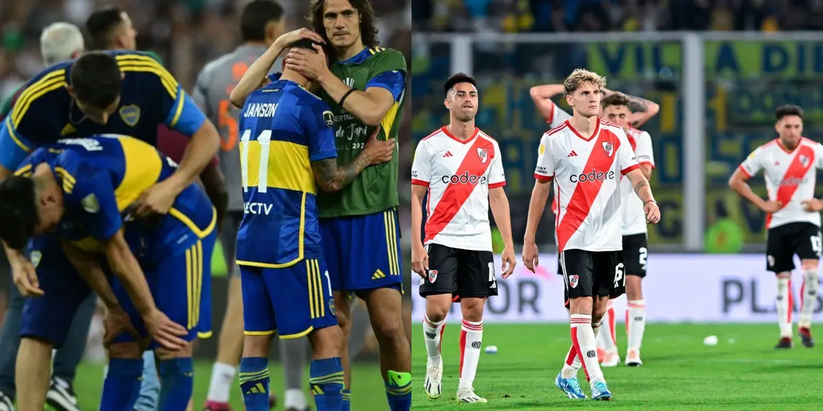 Boca y River, derrotados