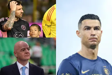 Messi, CR7 e Infantino