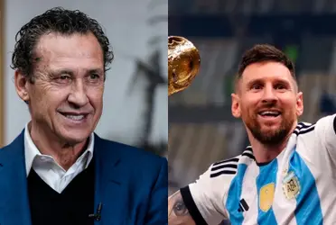 Valdano y Messi