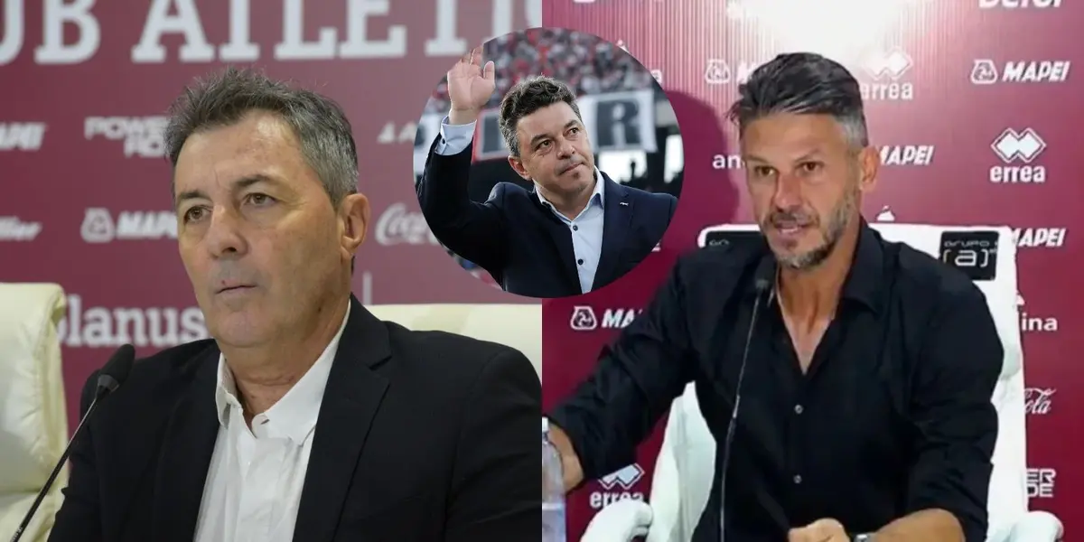 Además, el entrenador de Lanús lo comparó con Marcelo Gallardo. Durísimo.