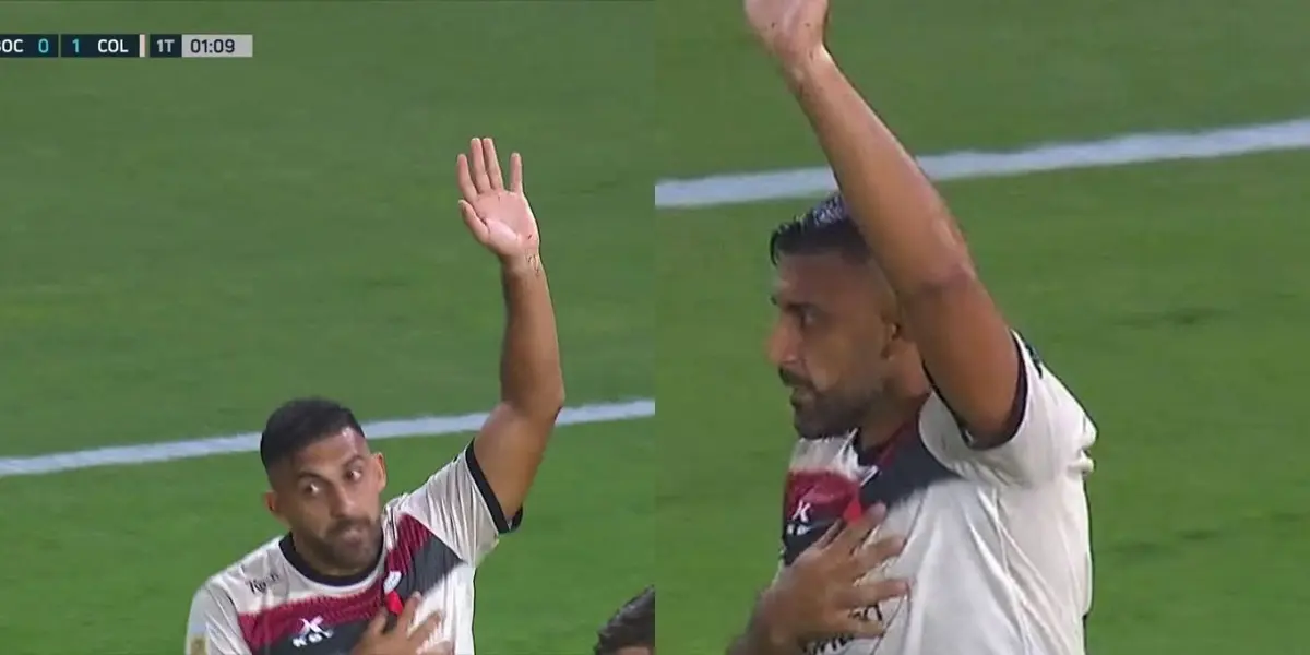 Además, Jorge Almirón (nuevo DT) mira todo desde el palco.