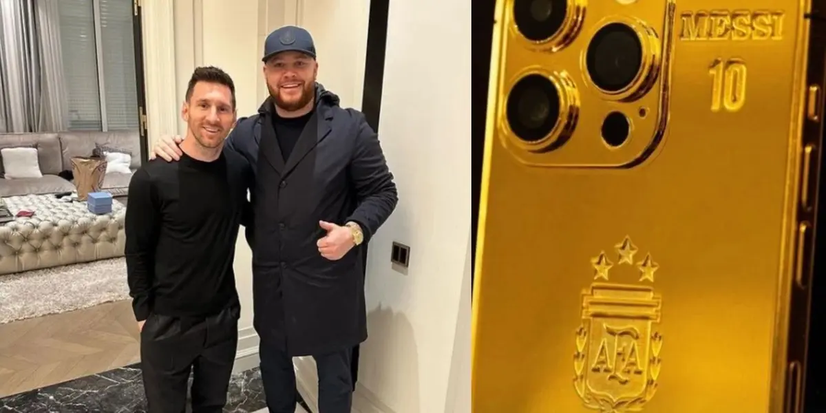Además, Leo tampoco fue quien pagó por esos teléfonos que recibirán los jugadores de la Selección Argentina.