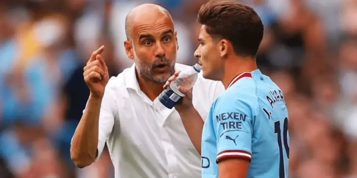 Además, Pep habló de Lionel Messi para elogiar al delantero argentino.