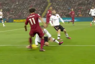 Además, Salah volvió loco a Lisandro Martínez en el tercer gol.