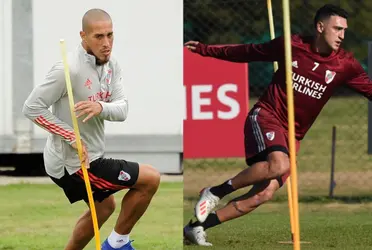 Además, vuelven a entrenar los dos centrales titulares de Demichelis.