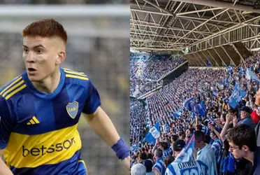 Barco y la hinchada de Brighton