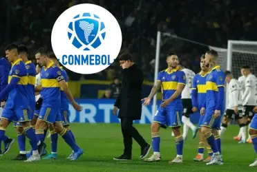 Boca eliminado contra Corinthians de la Copa Libertadores 2022.