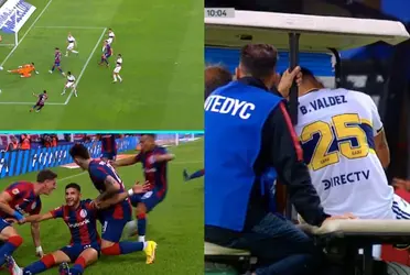 Bruno Valdez y Pol Fernández fueron los responsables del primer gol de San Lorenzo.