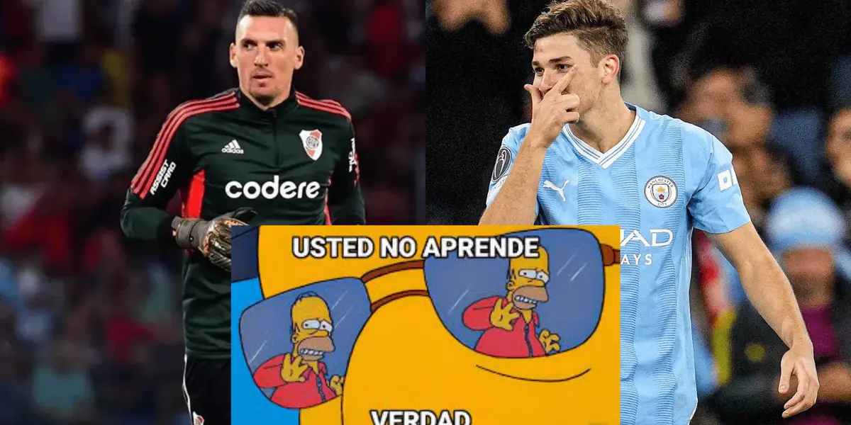 Creyó que no estaba al aire cuando habló sobre el arquero de River Plate.