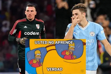 Creyó que no estaba al aire cuando habló sobre el arquero de River Plate.