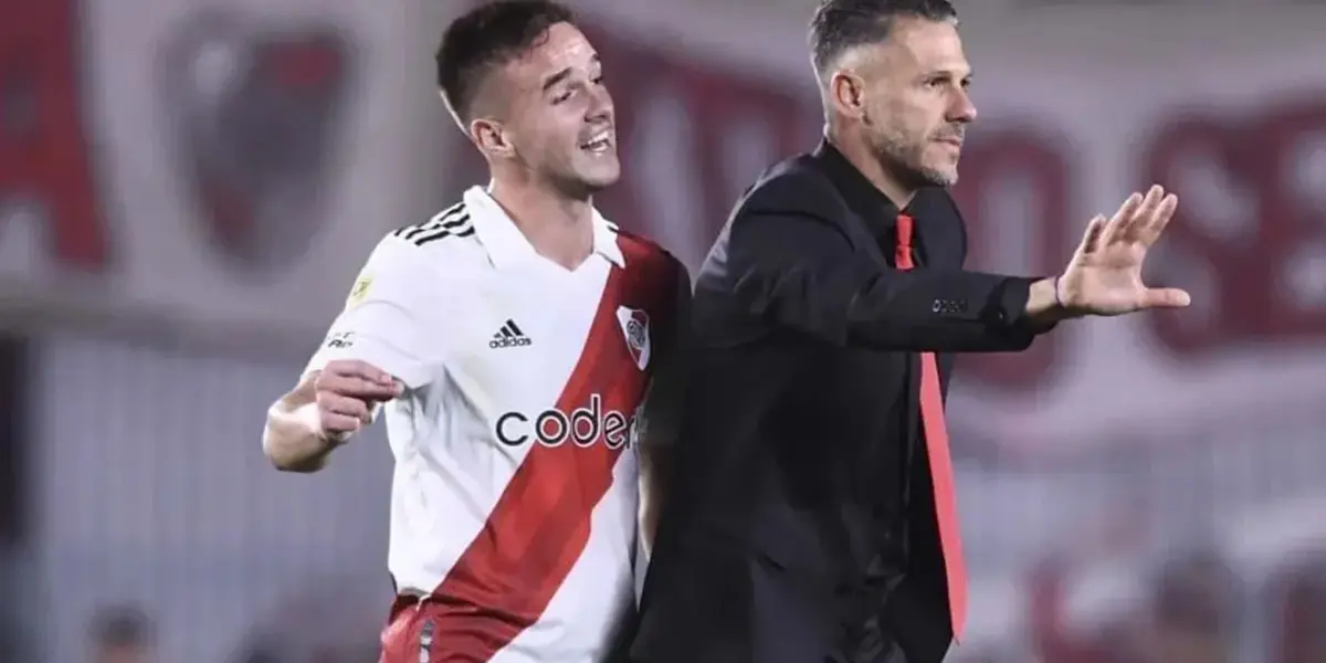 Demichelis frenando un problema