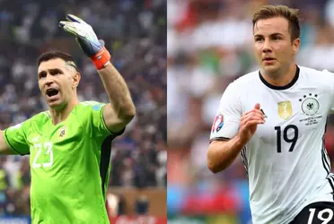 El arquero de la Selección Argentina tiene un mal recuerdo del delantero alemán hace varios años.