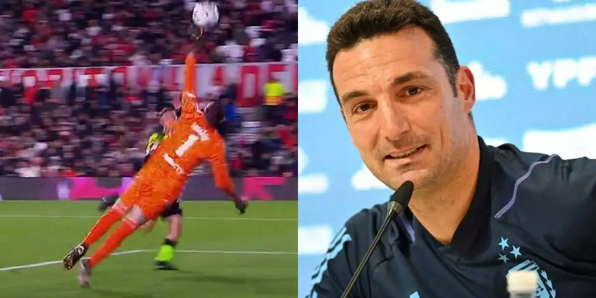 El arquero del Millonario fue clave en la victoria contra Barracas Central.