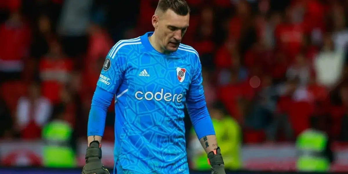 El arquero no viene en su mejor nivel y lo dejó en claro en una jugada.