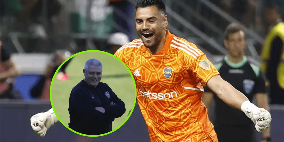 El arquero volvió a ser la gran figura de la noche ante Palmeiras.