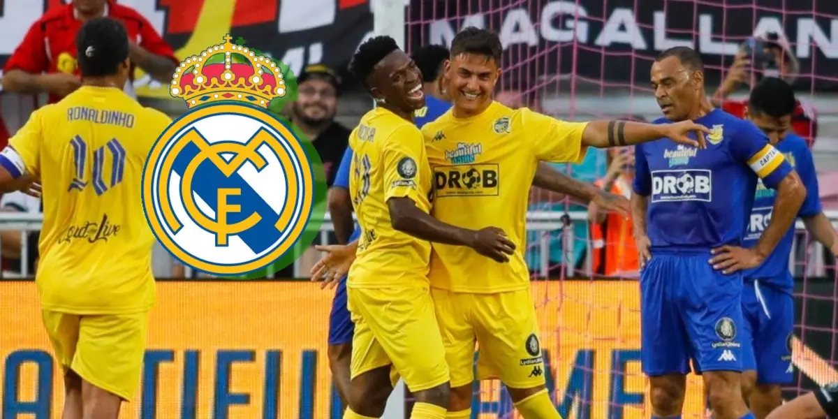 El brasileño tuvo un lindo gesto en medio de los rumores de que el club español puede ejecutar la cláusula de la Roma.