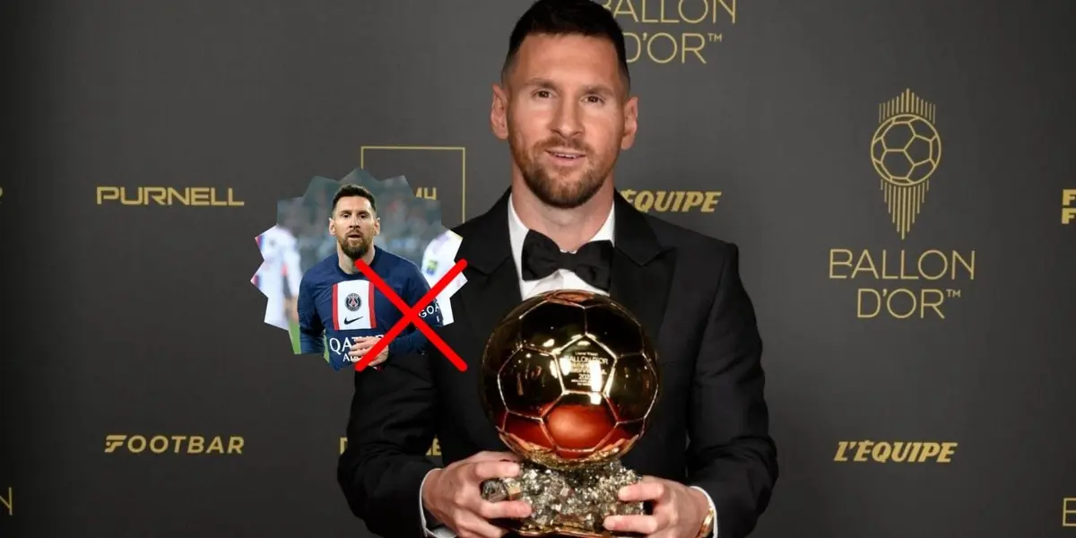 El capitán de la Selección Argentina no parece muy predispuesto a exhibir su flamante premio en el Parque de los Príncipes.