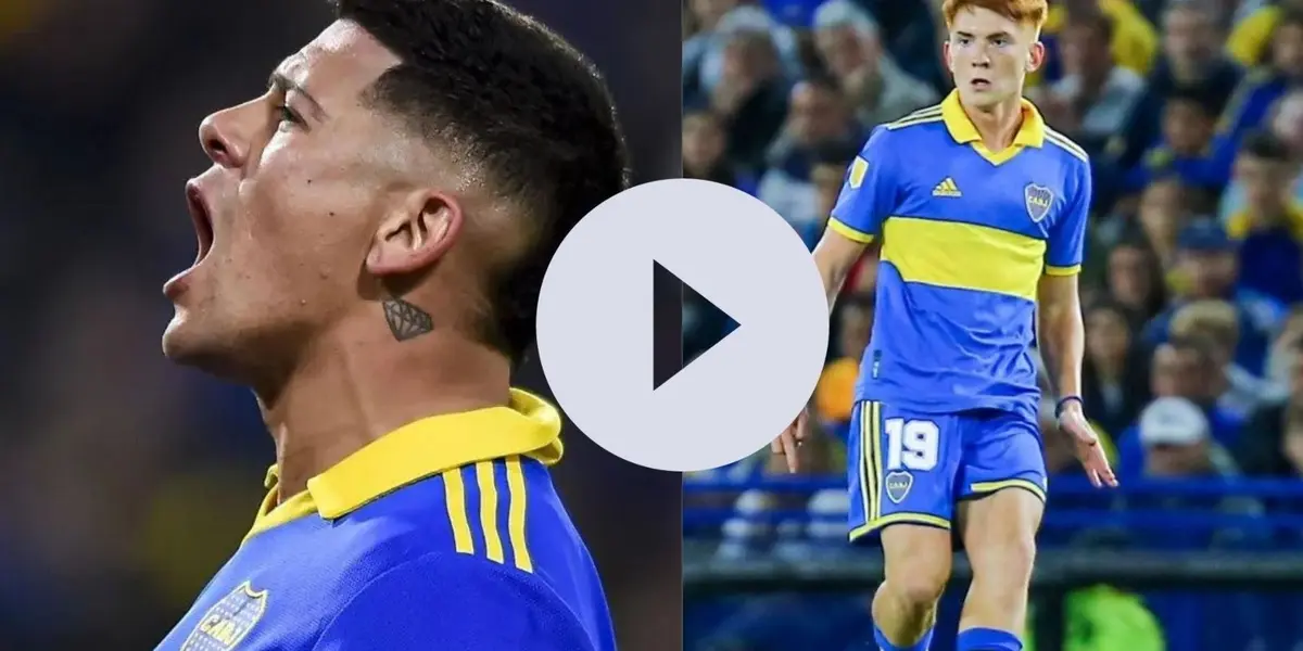 El capitán del Xeneize quiso imitar el lujito del talentoso joven pelirrojo y sus compañeros lo siguieron.