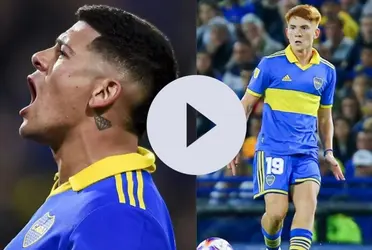 El capitán del Xeneize quiso imitar el lujito del talentoso joven pelirrojo y sus compañeros lo siguieron.