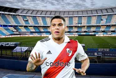 El colombiano participó de una foto que no cayó nada bien en la hinchada riverplatense.