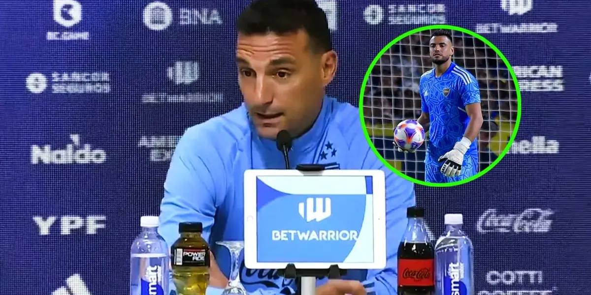 El comandante de la Scaloneta se refirió al andar del portero que llevó al Xeneize a la final de la Libertadores. ¿Qué dijo?