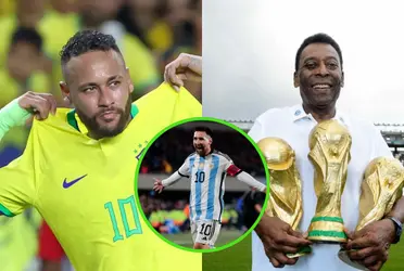 El crack brasileño pasó al mejor jugador de la historia de su país.