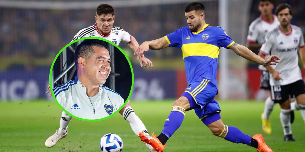 El defensor abrió el marcador contra el Colo Colo en la Copa Libertadores.