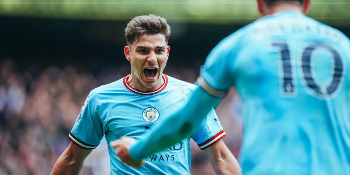 El delantero argentino fue clave ante la lesión de Erling Haaland.