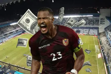 El delantero de la selección vinotinto manifestó su intención de irse del país a fin de año.