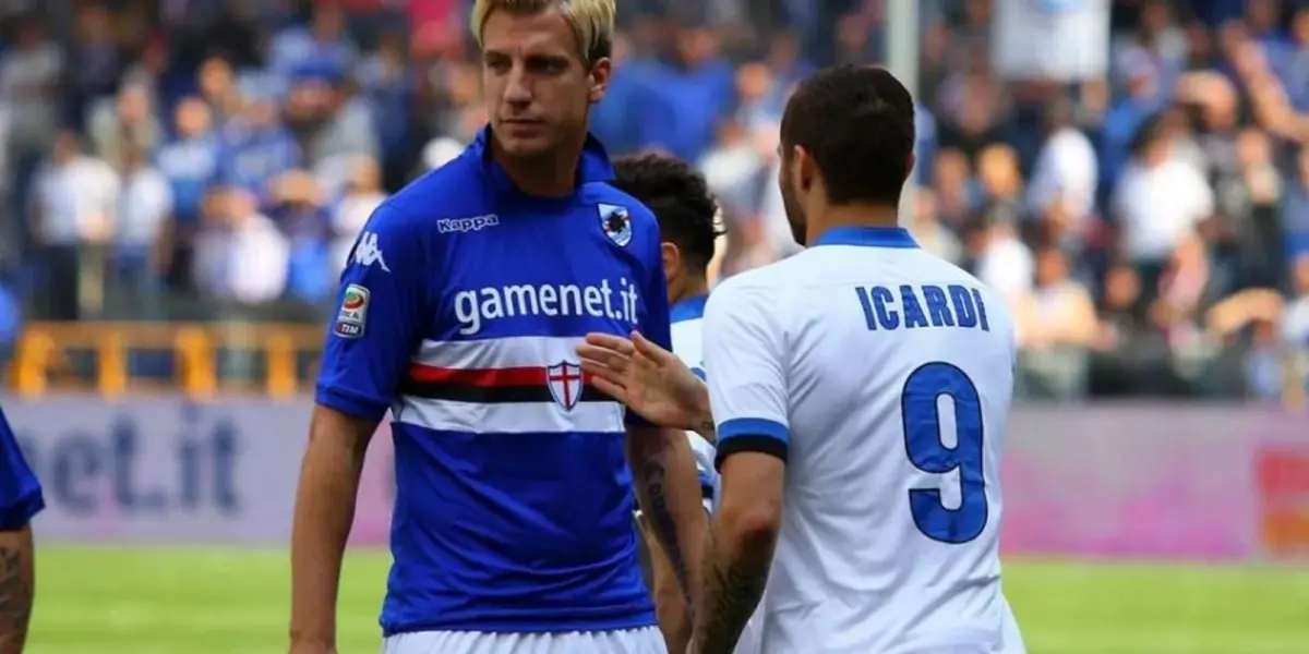 El delantero tampoco se había saludado con Maxi López, pero este caso fue peor.