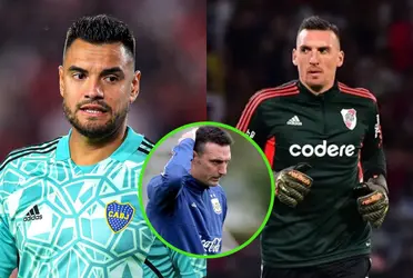 El entrenador de Argentina tuvo que buscar otro arquero por la lesión de Rulli.