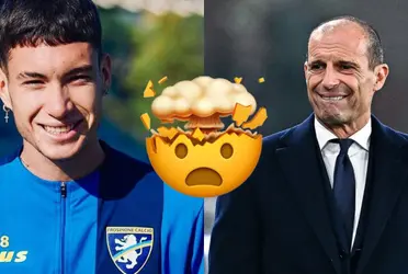 El entrenador italiano le puso los puntos al futbolista de Frosinone que la está rompiendo en la Serie A.