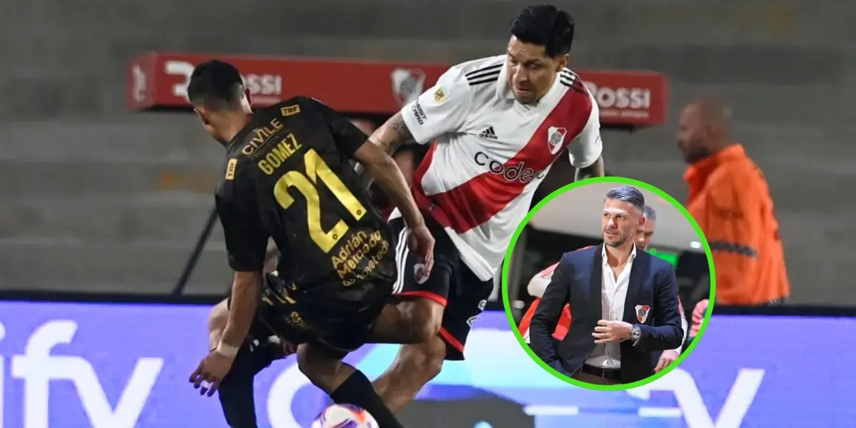 El entrenador no se quedó quieto luego del tanto de Platense.