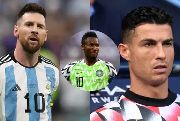 El exjugador africano se deshizo en elogios con el capitán argentino y le fue con todo al portugués.