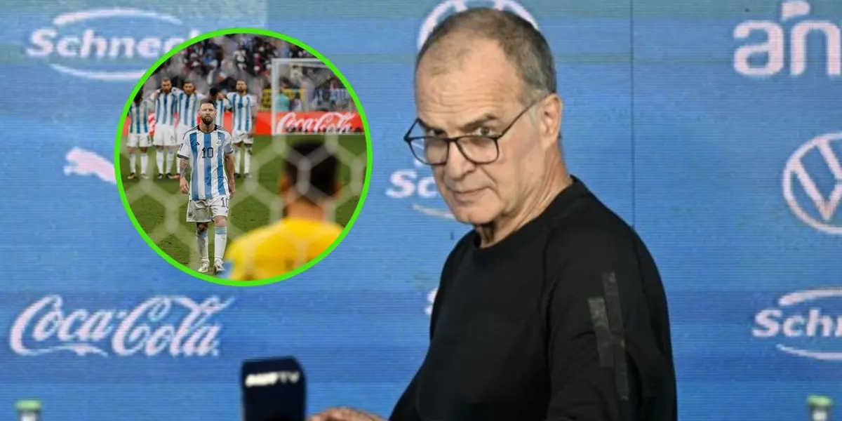 El flamante DT de Uruguay se refirió al equipo de Lionel Scaloni.