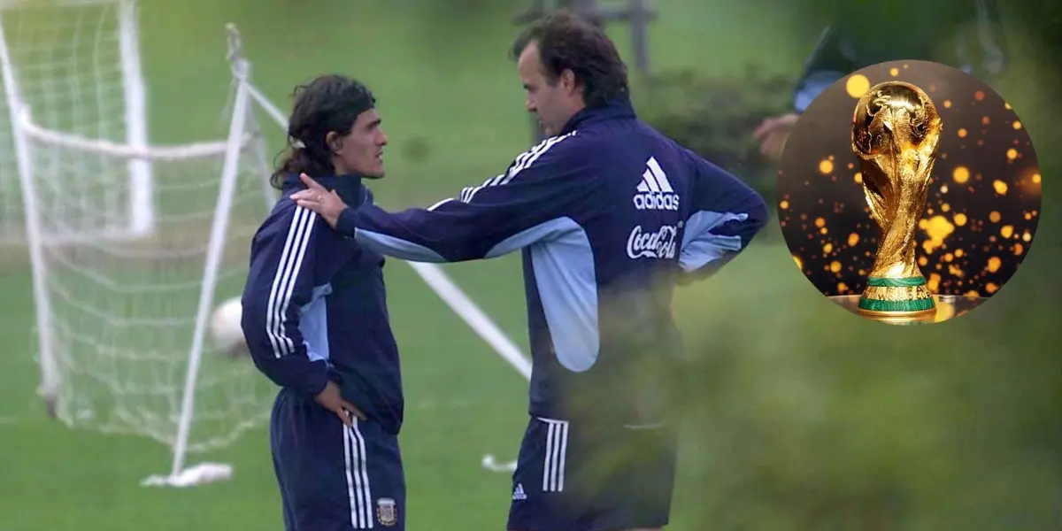 El Loco dirigió al ex enganche jujeño en el torneo disputado en Corea y Japón hace 21 años.