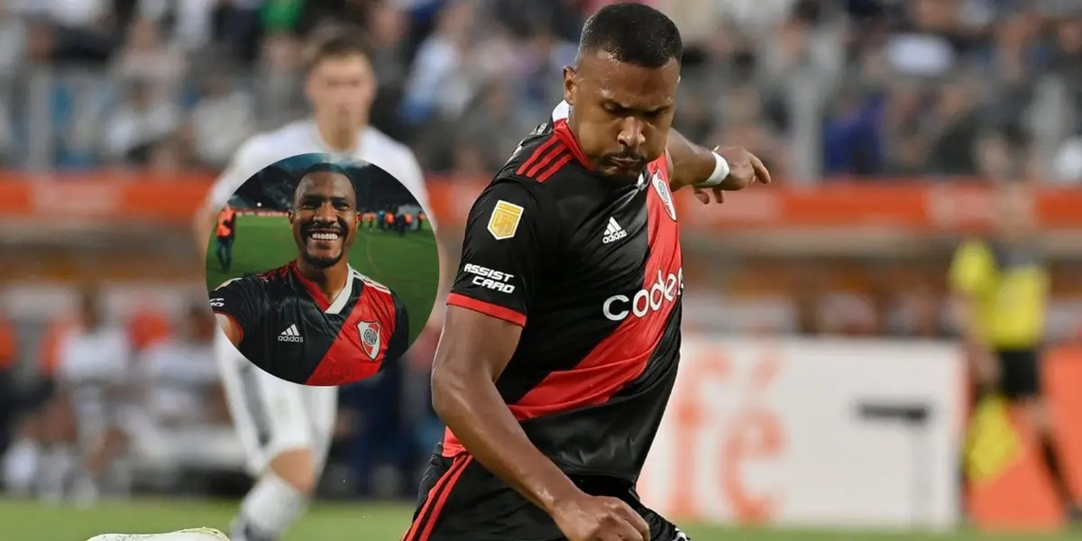 El nivel del venezolano cambió por completo el partido donde el Millonario estaba en desventaja.