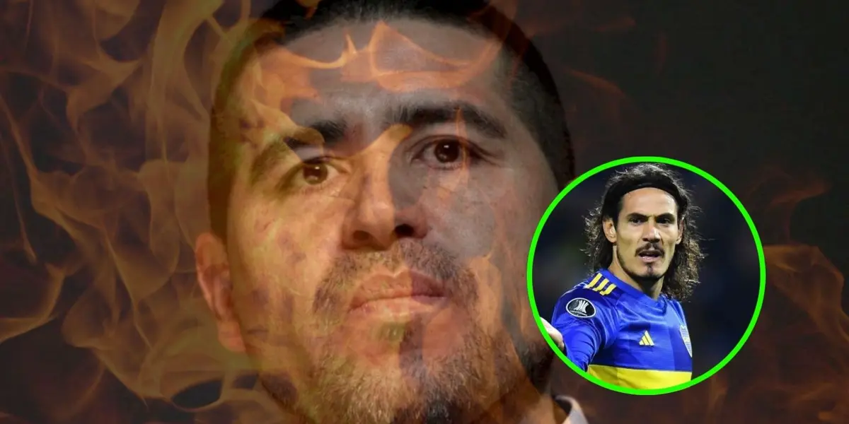 El padre de Juan Román habló en la previa de la final de Copa y bancó a muerte al uruguayo que viene recibiendo críticas por su falta de gol.