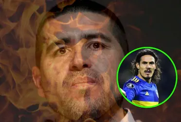 El padre de Juan Román habló en la previa de la final de Copa y bancó a muerte al uruguayo que viene recibiendo críticas por su falta de gol.