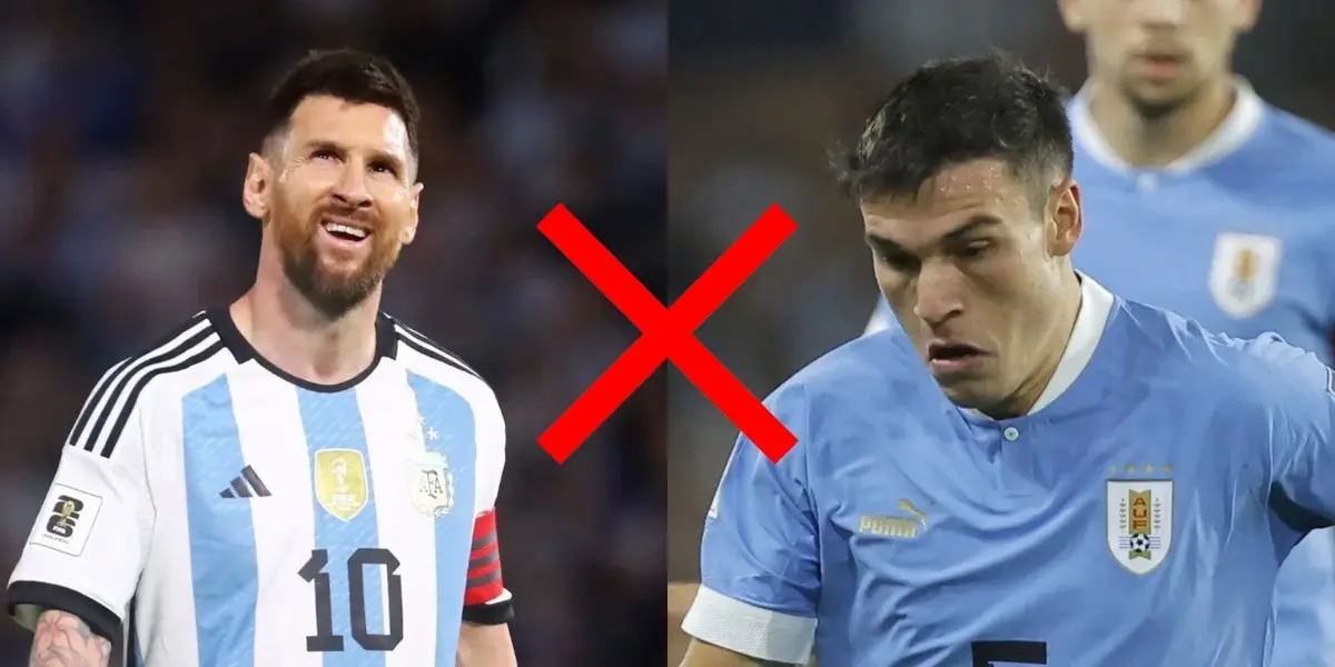 El volante central uruguayo disputó un partido aparte con el capitán de la Selección Argentina.