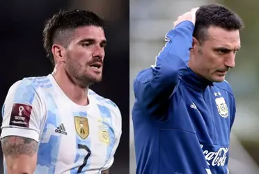 El volante de la Selección Argentina está viviendo una dura situación.