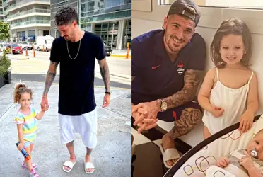 Generalmente no se suele mostrar con sus niños pero ahora tuvo un muy buen accionar.