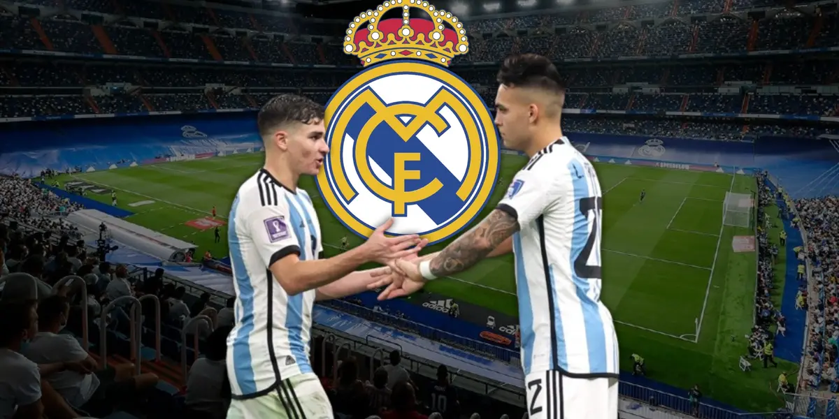 Julián Álvarez y Lautaro Martínez.