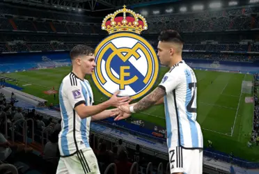 Julián Álvarez y Lautaro Martínez.