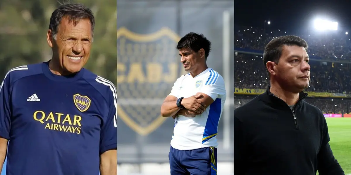 La dirigencia encabezada por Juan Román Riquelme despidió a Hugo Ibarra.