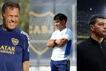 La dirigencia encabezada por Juan Román Riquelme despidió a Hugo Ibarra.