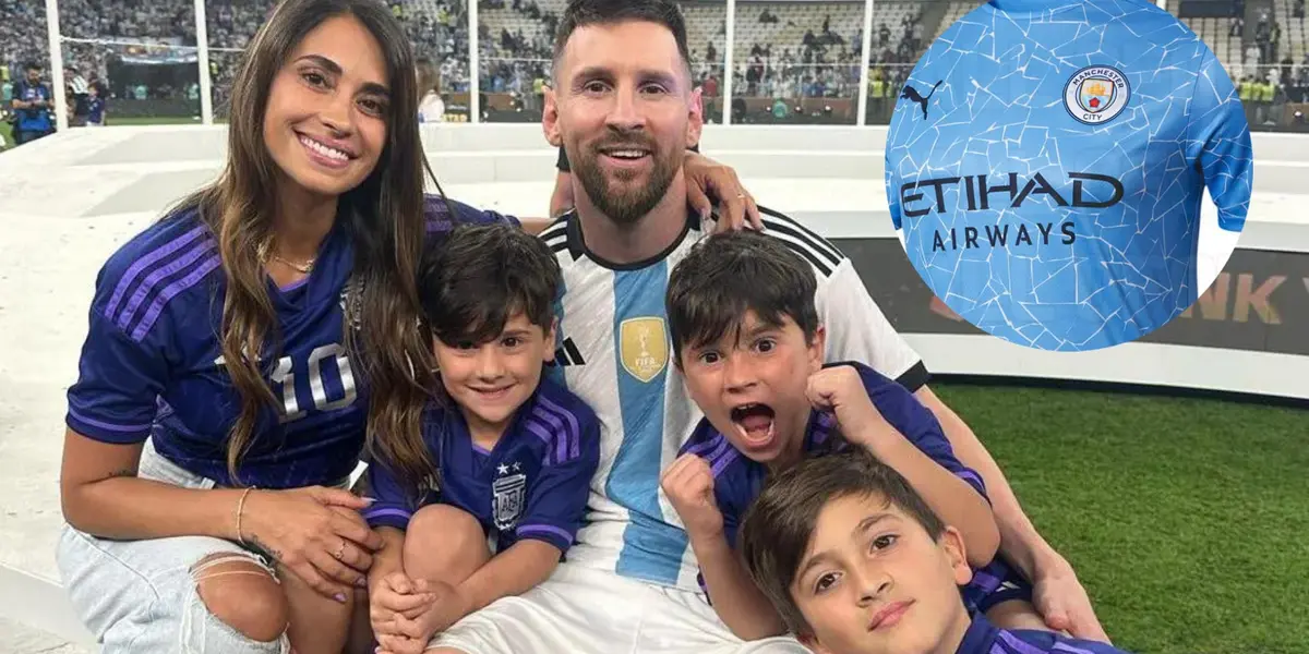 Lionel Messi y su familia