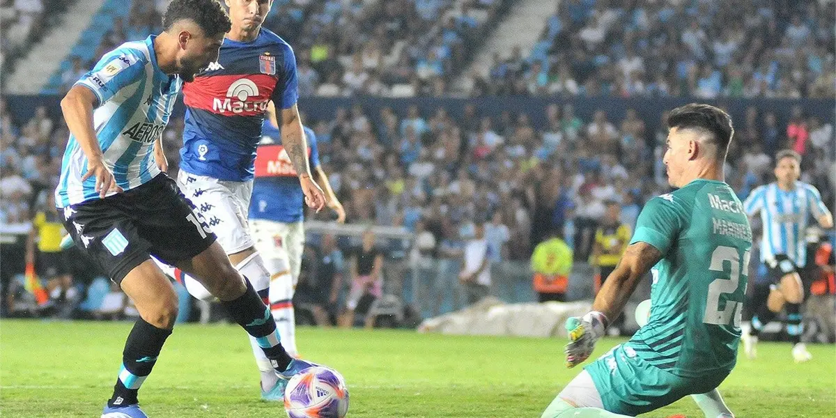 Maximiliano Romero y Gabriel Hauche convirtieron para la Academia, mientras que Brian Leizza y Mateo Retegui lo empataron para el Matador