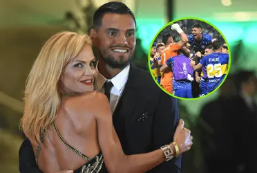 Ocurrió justo después de aterrizar tras el partido entre Boca y Palmeiras.