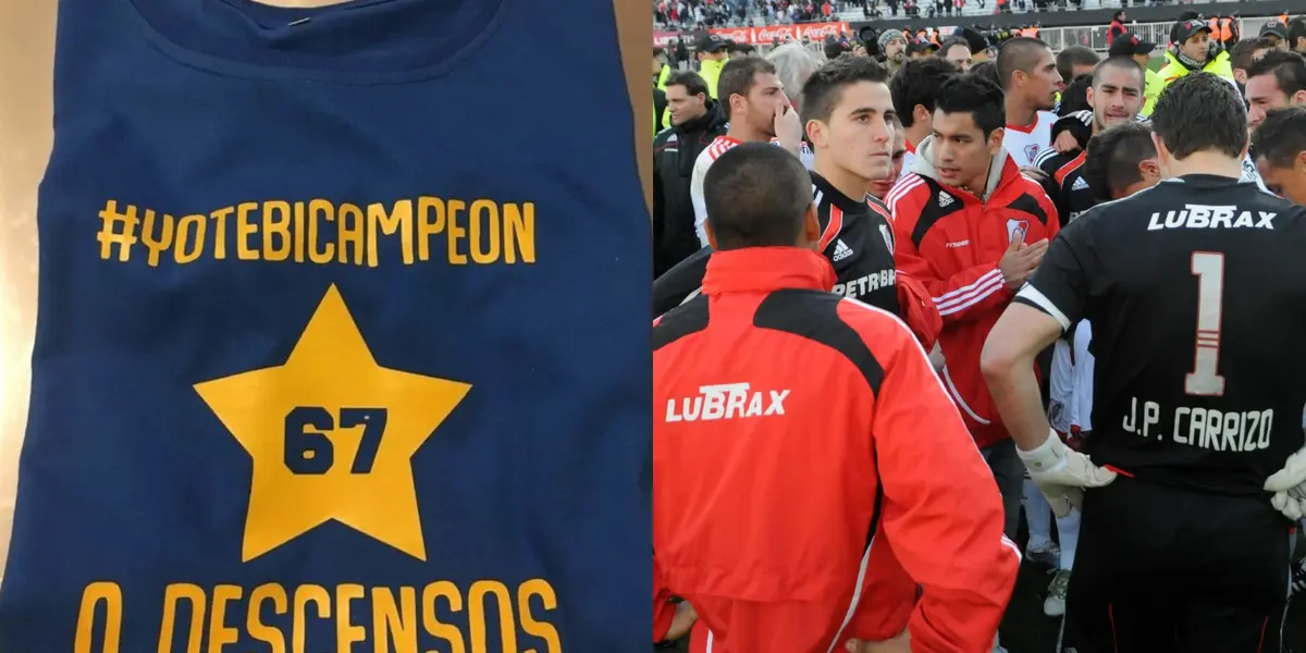 River se fue a la B en 2011